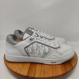 Dior B27 Low Top Sneaker- Mens- Size 45- White Grey- [21CDC]- Sneaker Shoes